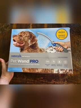 Waterpik Pet Showers Wand Pro Pet Shower Spray - Professional Grade EUC